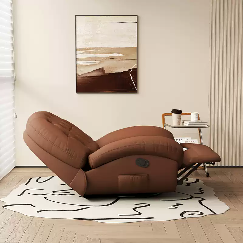 Modern Rotatable Shell Sofa Bed - Multifunctional Living Room Lazy Chair with Ergonomic Design for Home Office and Leisure Comfort - Image 4