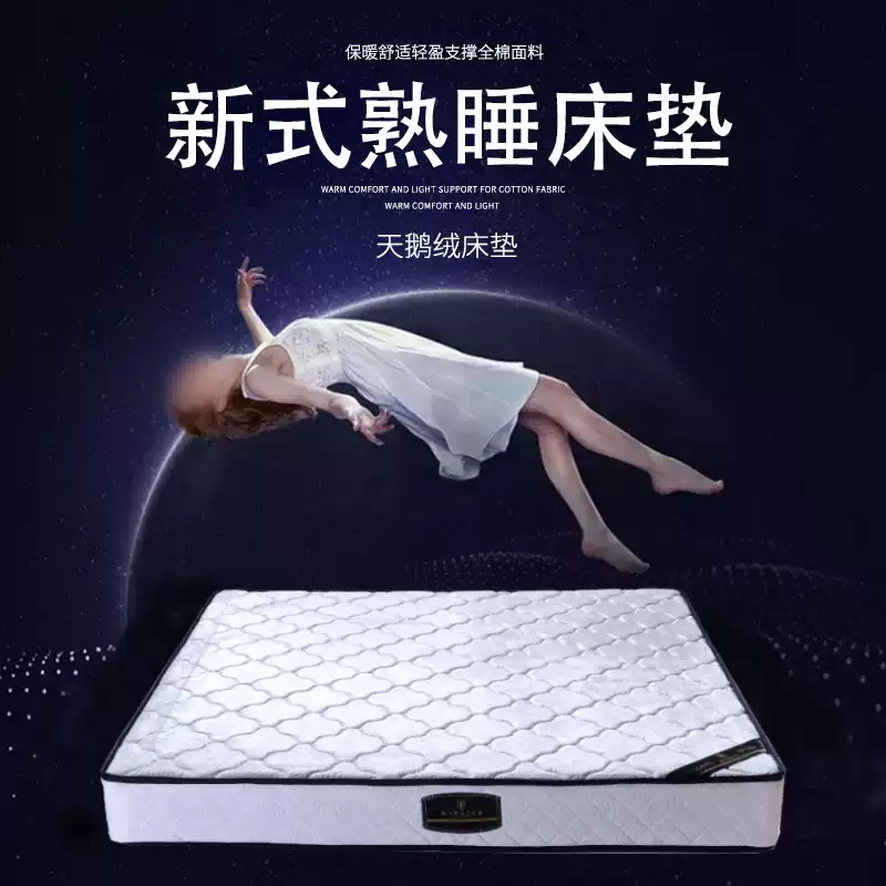 Premium Bed Height Goose Down Mattress Topper with Dream Silk Nine Zone Support, Dual Comfort Firmness, Coconut Palm Fiber, 1.8m Bed Size for Enhanced Sleep Quality and Luxury Bedding - Image 2
