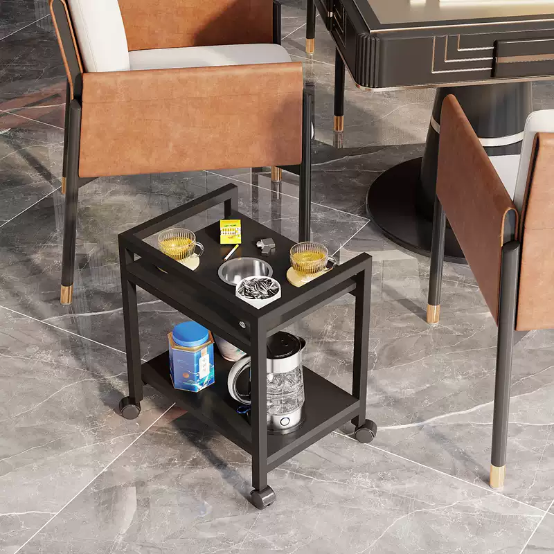 Versatile Side Table with Built-in Ashtray and Tea Cup Holder - Compact, Movable, and Stylish for Living Room, Balcony, or Gaming Spaces - Image 5