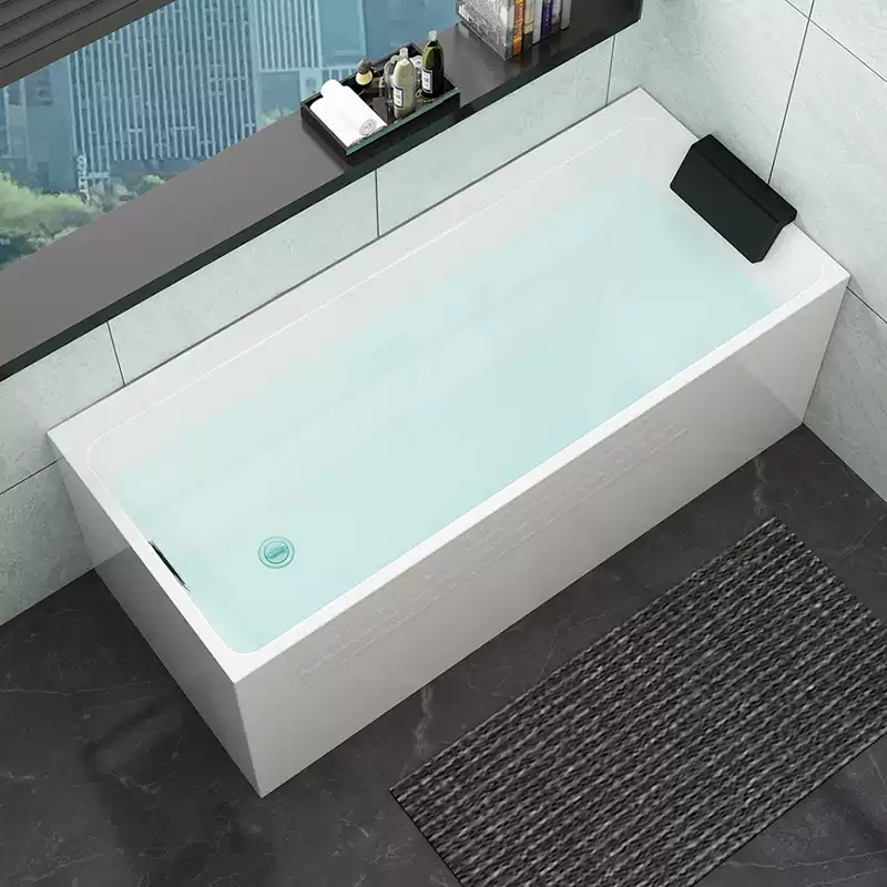Luxury Seamless Acrylic Bathtub for High-End Hotels, Apartments, and Homes - Premium Insulated Freestanding Soaking Tub with Modern Design and Spa-Like Comfort - Image 4