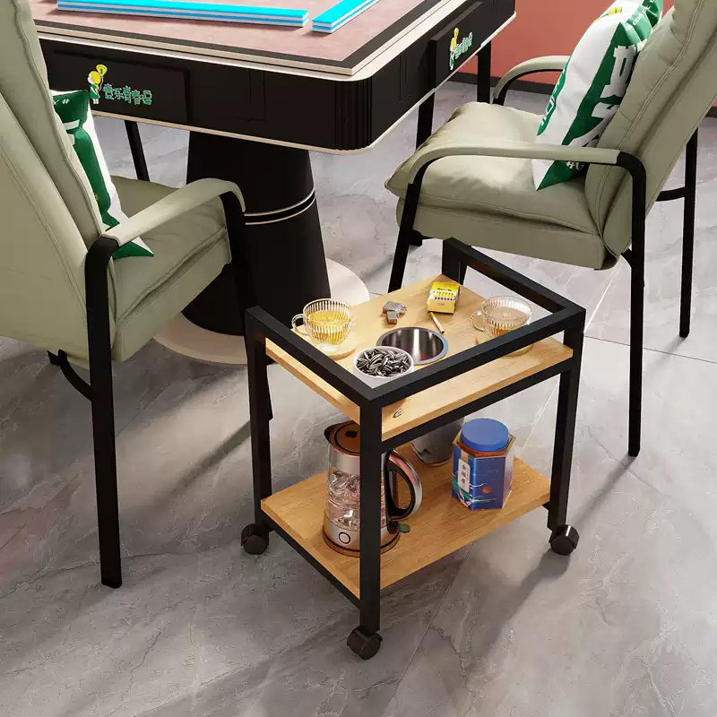 Versatile Side Table with Built-in Ashtray and Tea Cup Holder - Compact, Movable, and Stylish for Living Room, Balcony, or Gaming Spaces - Image 4