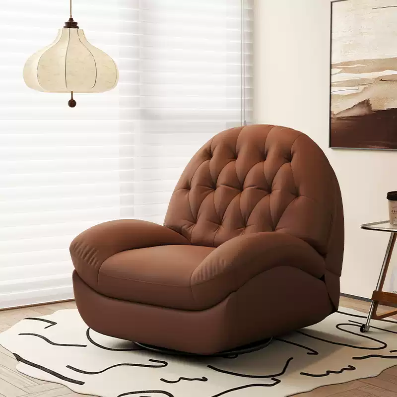 Modern Rotatable Shell Sofa Bed - Multifunctional Living Room Lazy Chair with Ergonomic Design for Home Office and Leisure Comfort - Image 5