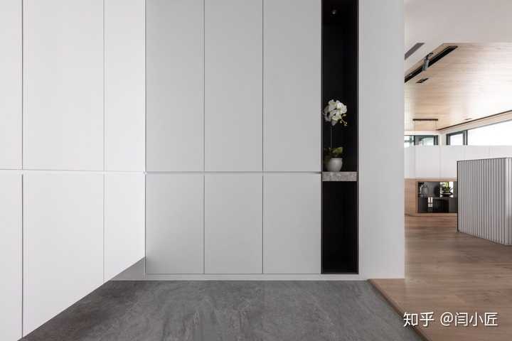 Custom minimalist cabinets and storage