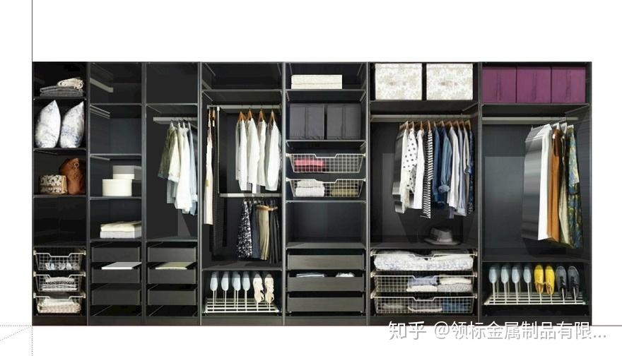 Stainless Steel Wardrobe Design