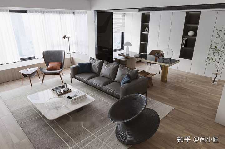 Minimalist color scheme example