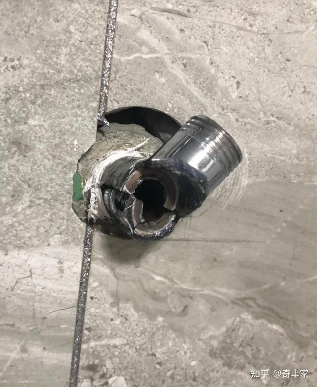 Angle valve installation issue