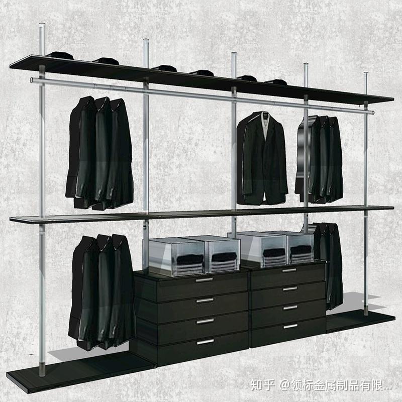 Stainless Steel Wardrobe in Bedroom