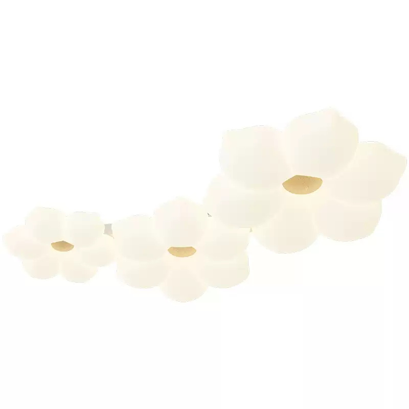 Modern Crystal Chandelier with Flower Petal Design - Full Spectrum Ceiling Light for Living Room, Dining Room, and Bedroom - Oil Rubbed Bronze Finish with Frosted Glass Shades - Image 5