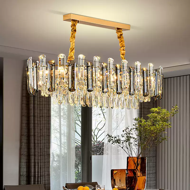LampGuan Crystal Chandelier Set: Modern Minimalist Dining Room and Bedroom Lighting Fixtures, 2025 New Model, Elegant and Light Luxury Design - Image 3