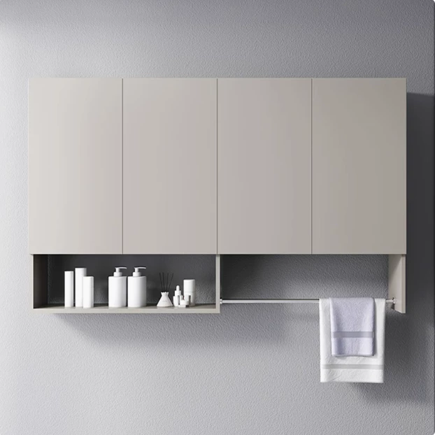 Premium Wall-Mounted Aluminum Alloy Kitchen Cabinet - Modern Space-Saving Storage Solution for Bedroom, Balcony, and Living Areas - Image 6