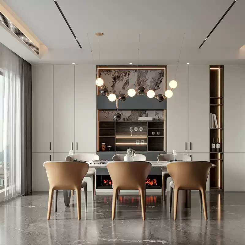 Customized Wardrobe Gold Medal Wardrobe Whole House Customized Wardrobe Customized Overall Wardrobe Modern Bedroom Furniture Wardrobe Closet Peak System - Image 2